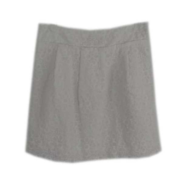ANN TAYLOR LOFT SKIRT WHITE